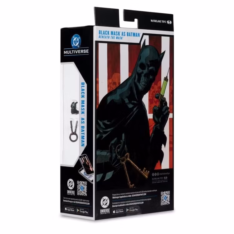 Beneath the Mask DC Multiverse Black Mask as Batman Action Figure - Bild 14