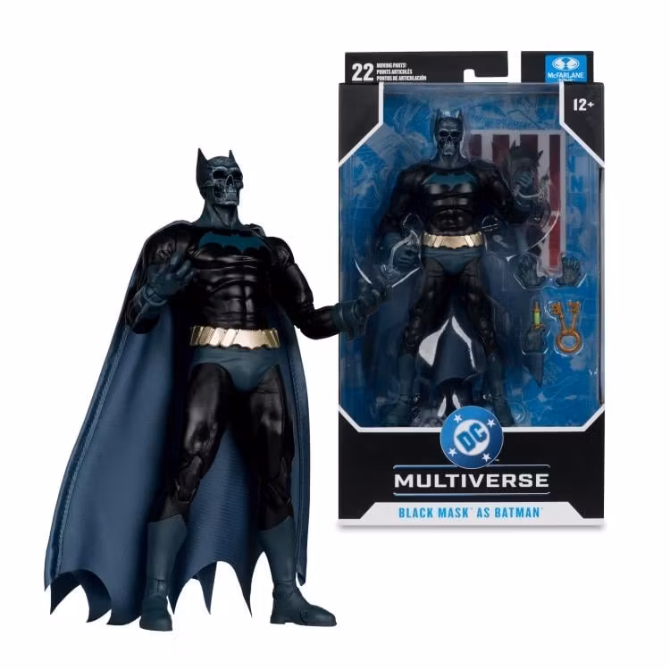 Beneath the Mask DC Multiverse Black Mask as Batman Action Figure - Bild 11