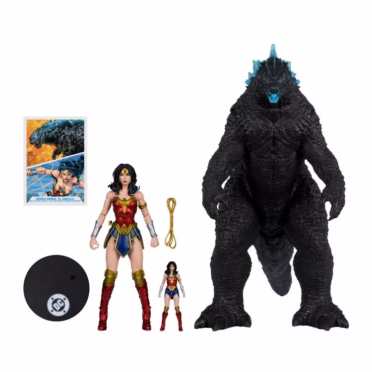 Justice League vs. Godzilla vs. Kong DC Multiverse Wonder Woman vs. Godzilla Figure Two-Pack - Bild 16
