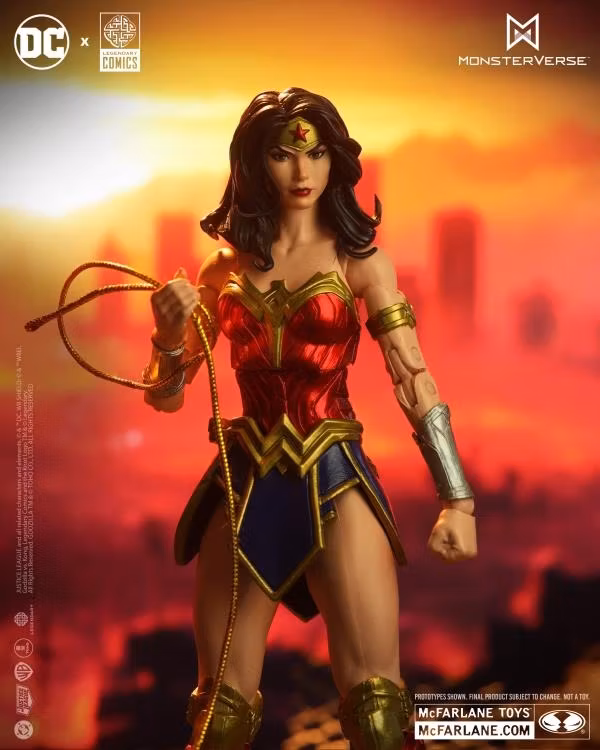 Justice League vs. Godzilla vs. Kong DC Multiverse Wonder Woman vs. Godzilla Figure Two-Pack - Bild 7