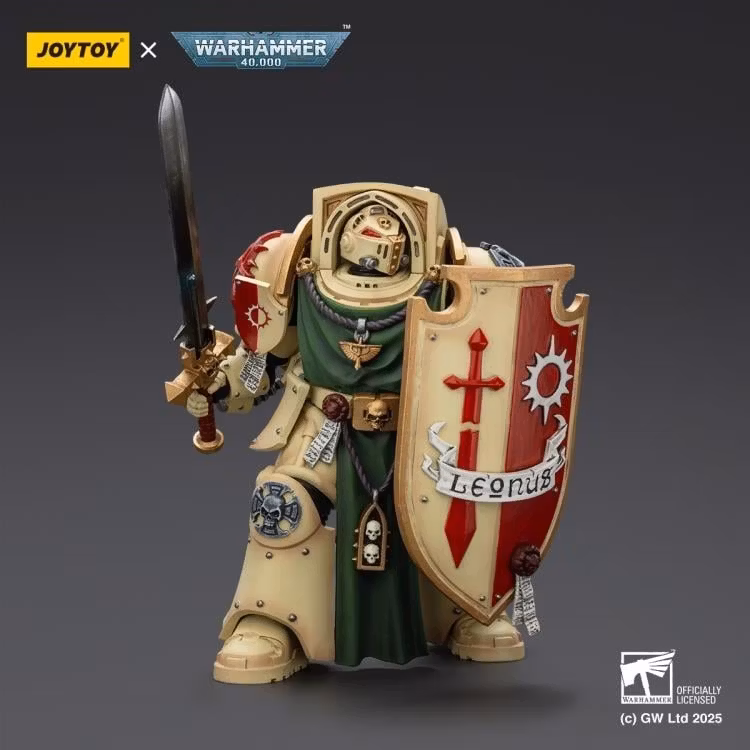 Warhammer 40,000 Dark Angels Deathwing Knight 2 with Power Sword, Storm Shield, and Watcher in the Dark 1/18 Scale Action Figure - Image 4