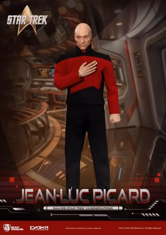 Star Trek VII: Generations Dynamic 8ction Heroes DAH-129P Captain Picard Limited Edition Action Figure - Image 2