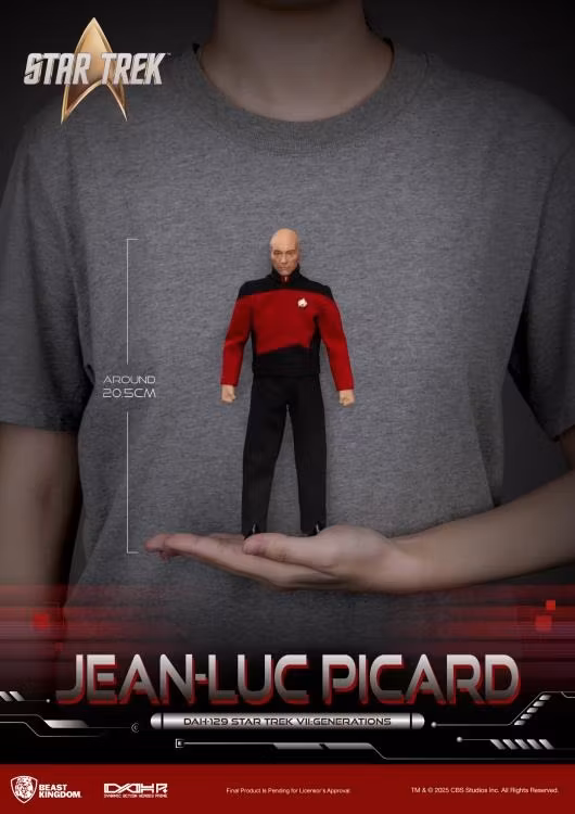 Star Trek VII: Generations Dynamic 8ction Heroes DAH-129P Captain Picard Limited Edition Action Figure - Image 10