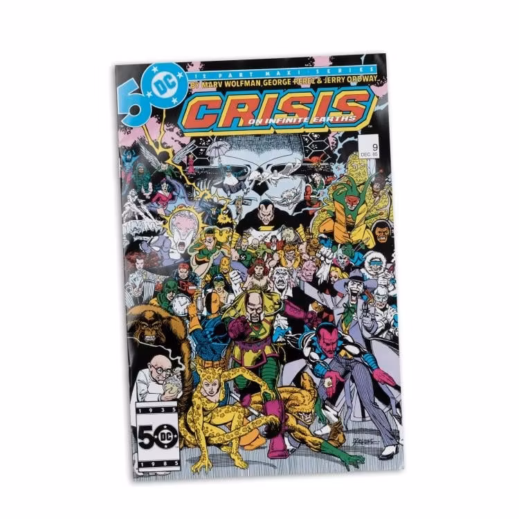 Crisis on Infinite Earths DC Page Punchers The Joker 7" Action Figure with Comic - Bild 6