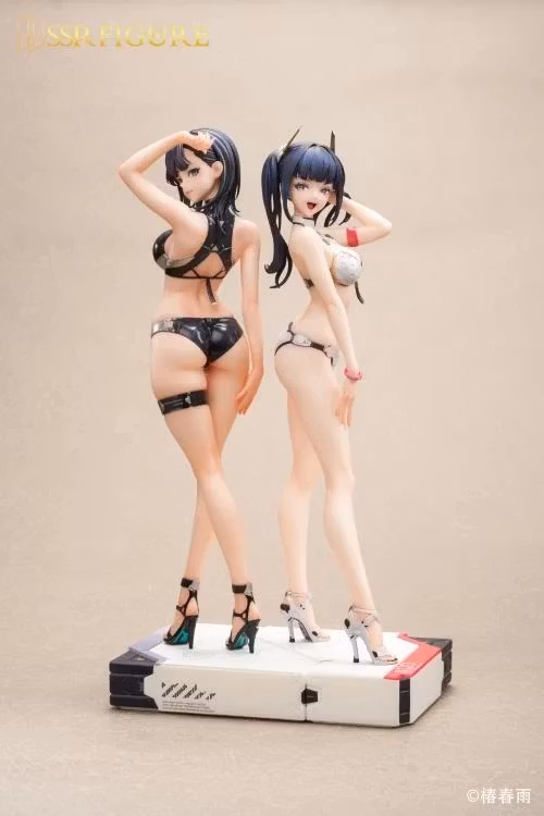 Tsubaki Harusame Illustration SSR Figure Hardshell Swimwear Girls 1/6 Scale Figure Set - Image 18