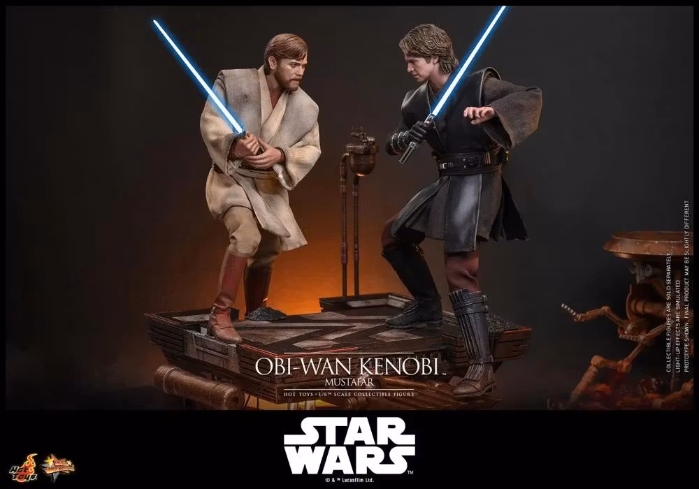 Star Wars: Revenge of the Sith MMS Obi-Wan Kenobi (Mustafar Ver.) 1/6th Scale Collectible Figure - Bild 16