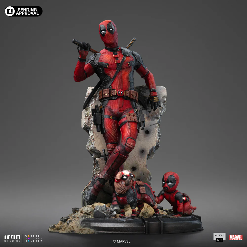 Marvel Deadpool & Wolverine - Deadpool Art Scale 1/10 Iron Studios - Bild 6