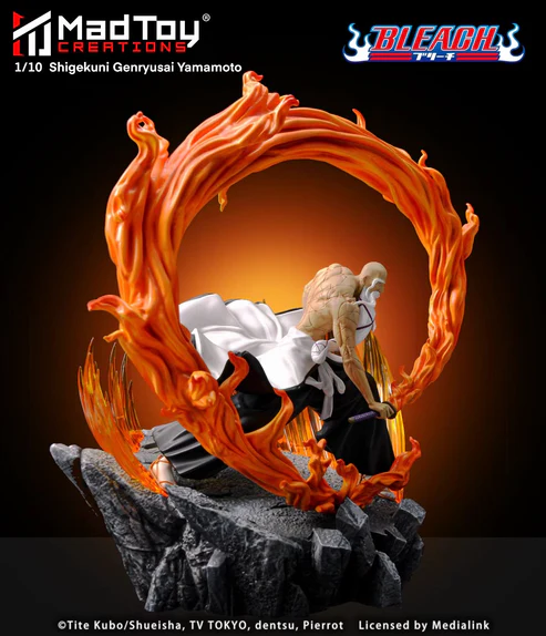 Bleach Madtoy Creations Yamamoto Resin Statue - Bild 7