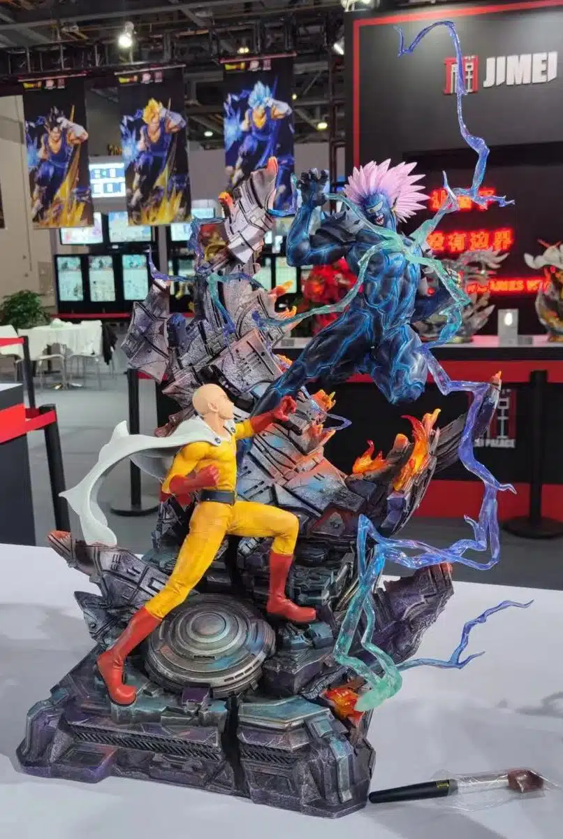 One Punch Man Jimei Palace Saitama Vs Lord Boros Resin Statue - Image 5