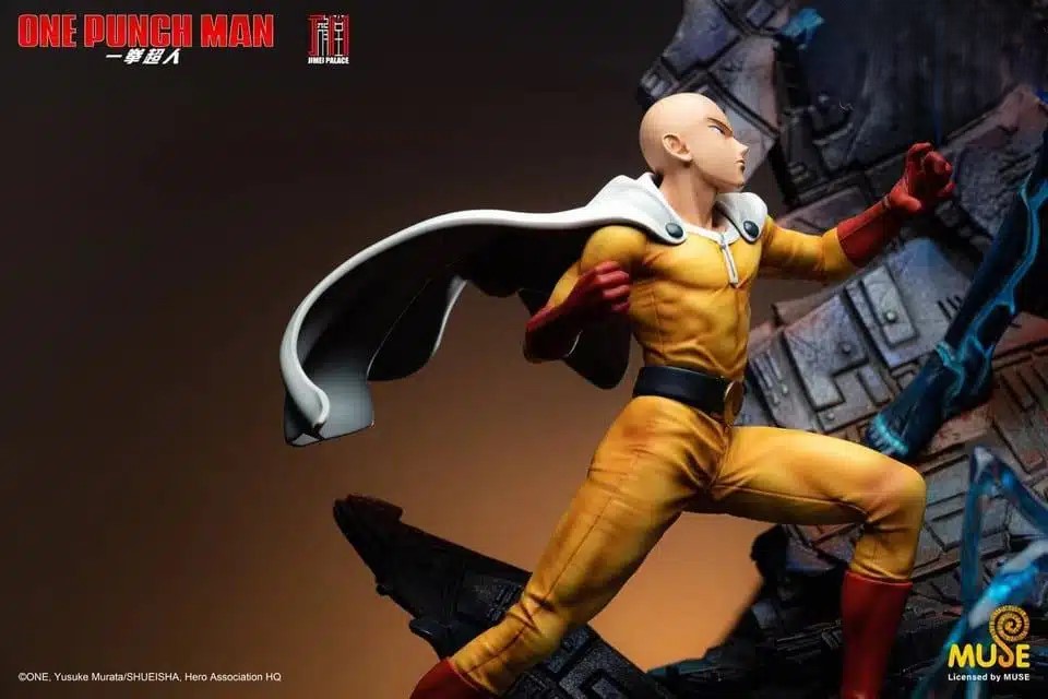 One Punch Man Jimei Palace Saitama Vs Lord Boros Resin Statue - Image 3