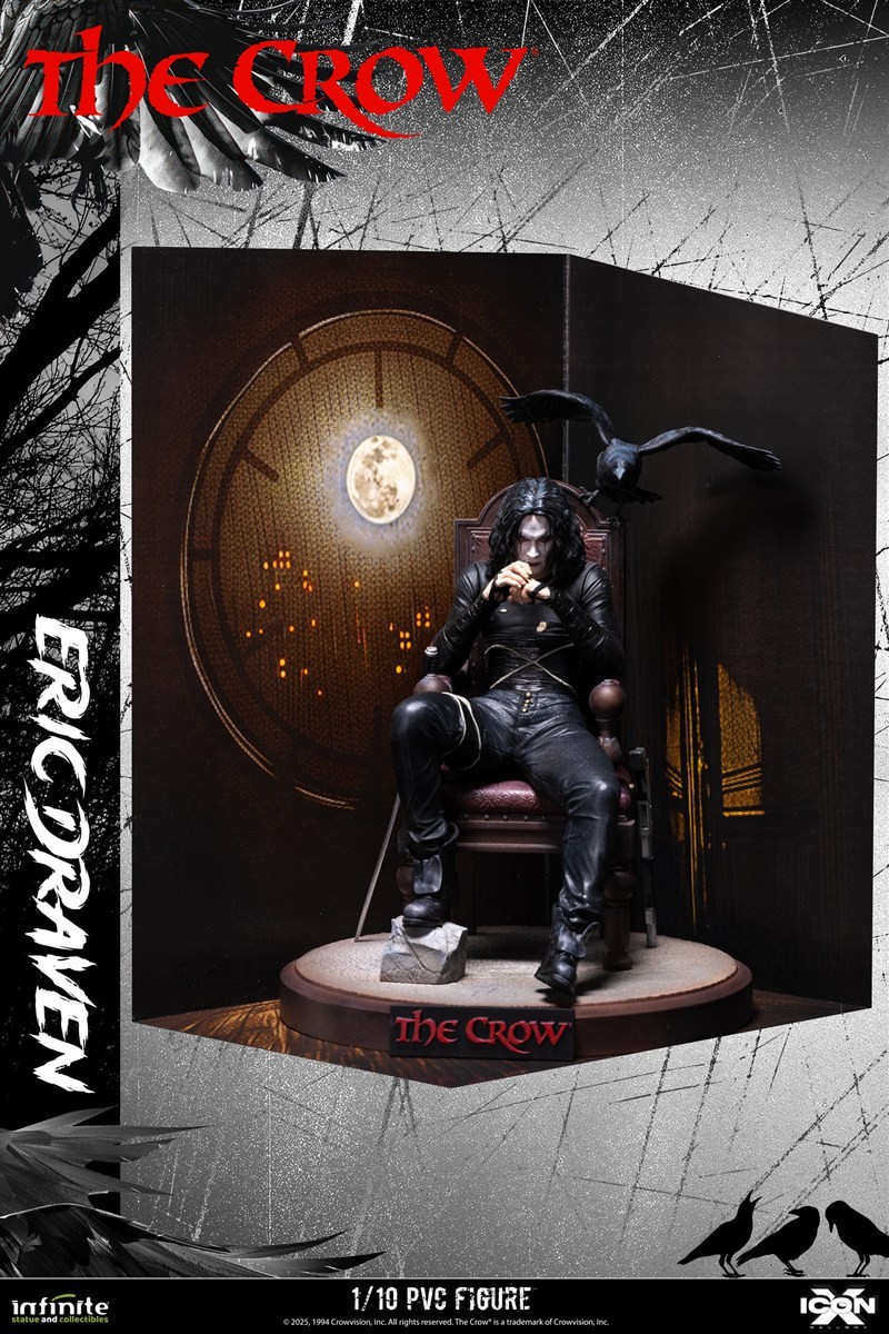 ICON X/ The Crow: Eric Draven 1/10 PVC Statue (Completed) - Image 2