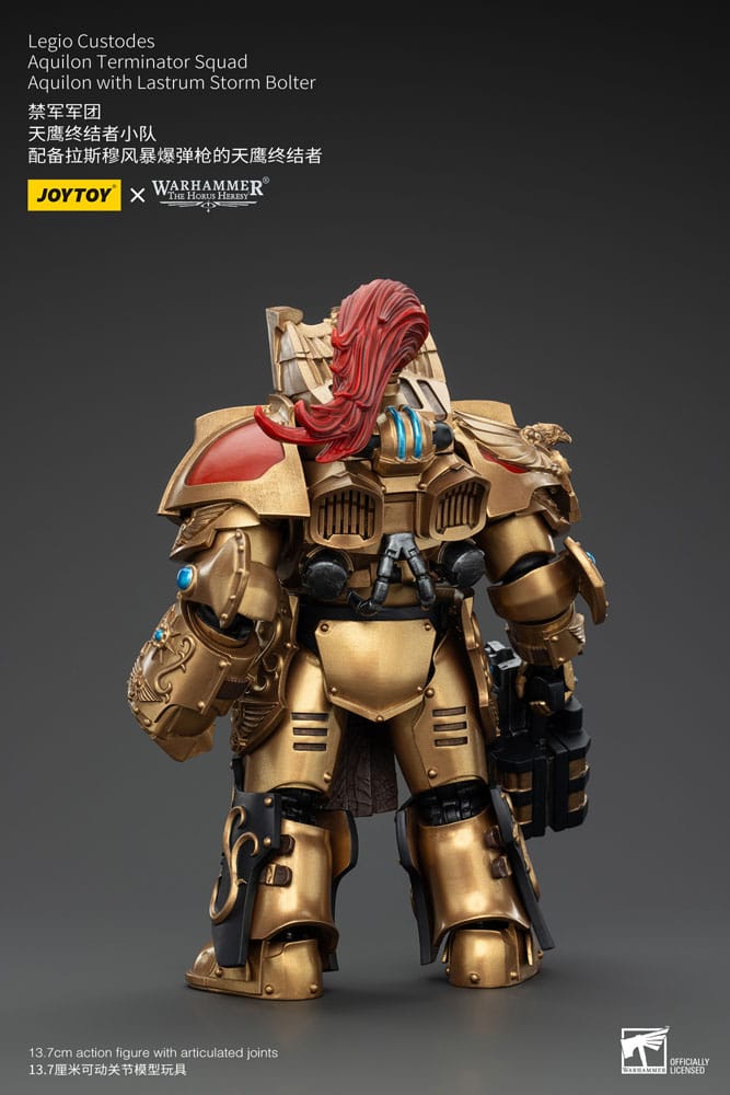 Warhammer The Horus Heresy Action Figure 1/18 Legio Custodes Aquilon Terminator Squad Aquilon with Lastrum Storm Bolter 14 cm - Image 8