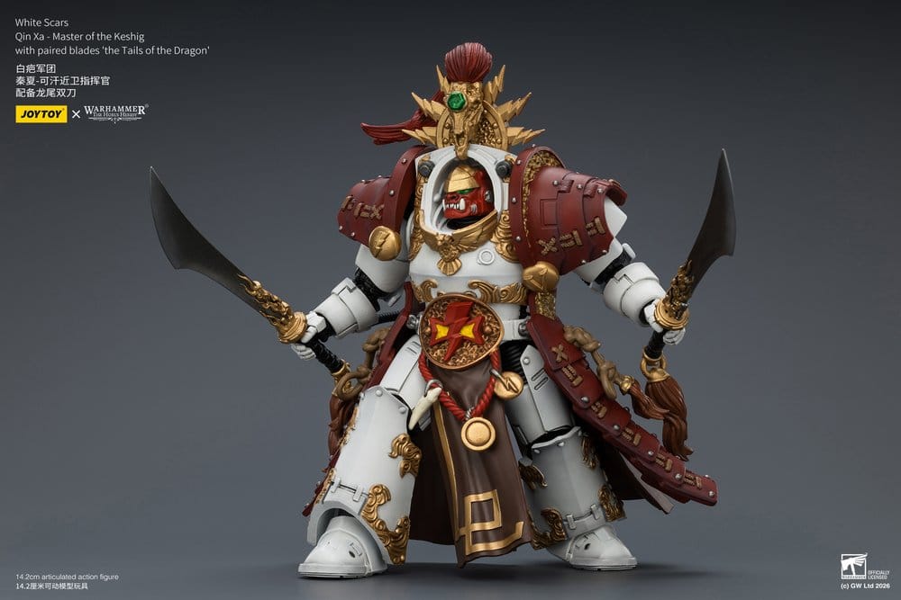 Warhammer The Horus Heresy Action Figure White Scars Qin Xa - Master of the Keshig 14 cm - Bild 6