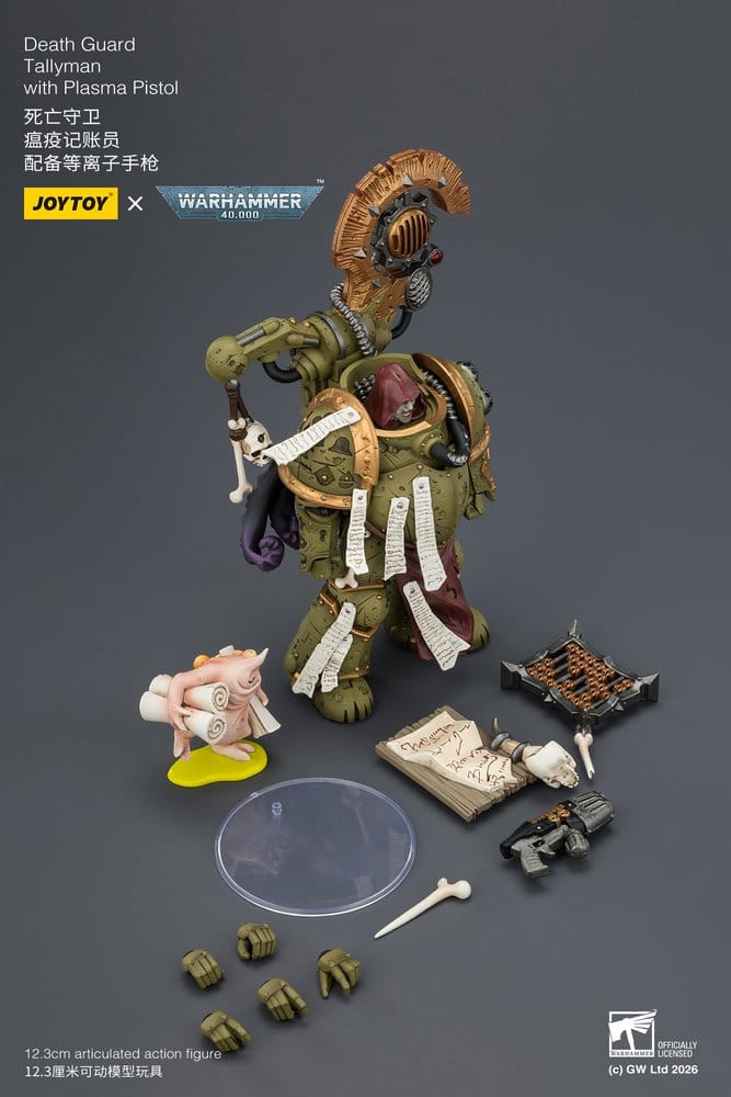 Warhammer 40,000 Action Figure Death Guard Tallyman 12 cm - Image 8