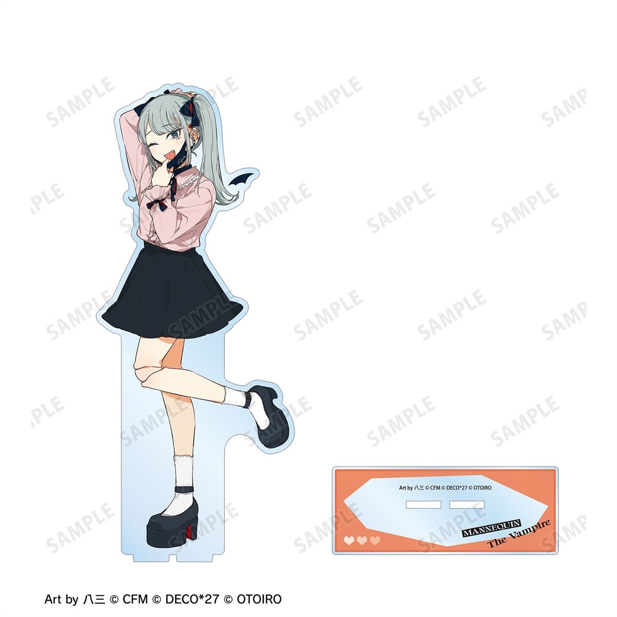 DECO*27 feat. Hatsune Miku EXHIBITION OTOIRO MANNEQUIN Vampire Big Acrylic Stand (Anime Toy) - Bild 3