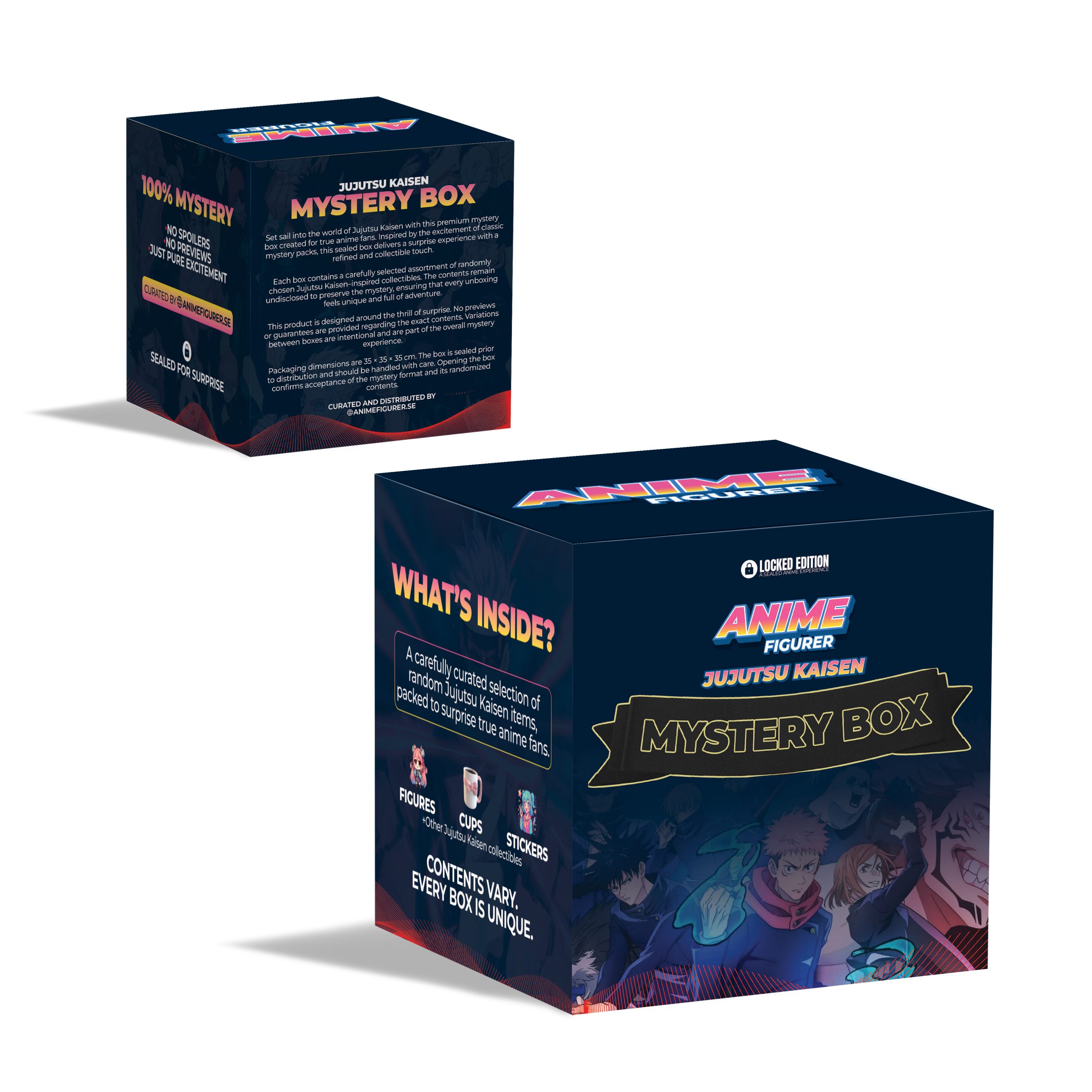 Jujutsu Kaisen Mystery Box (Max 1st/kund) Animefigurer Exclusive