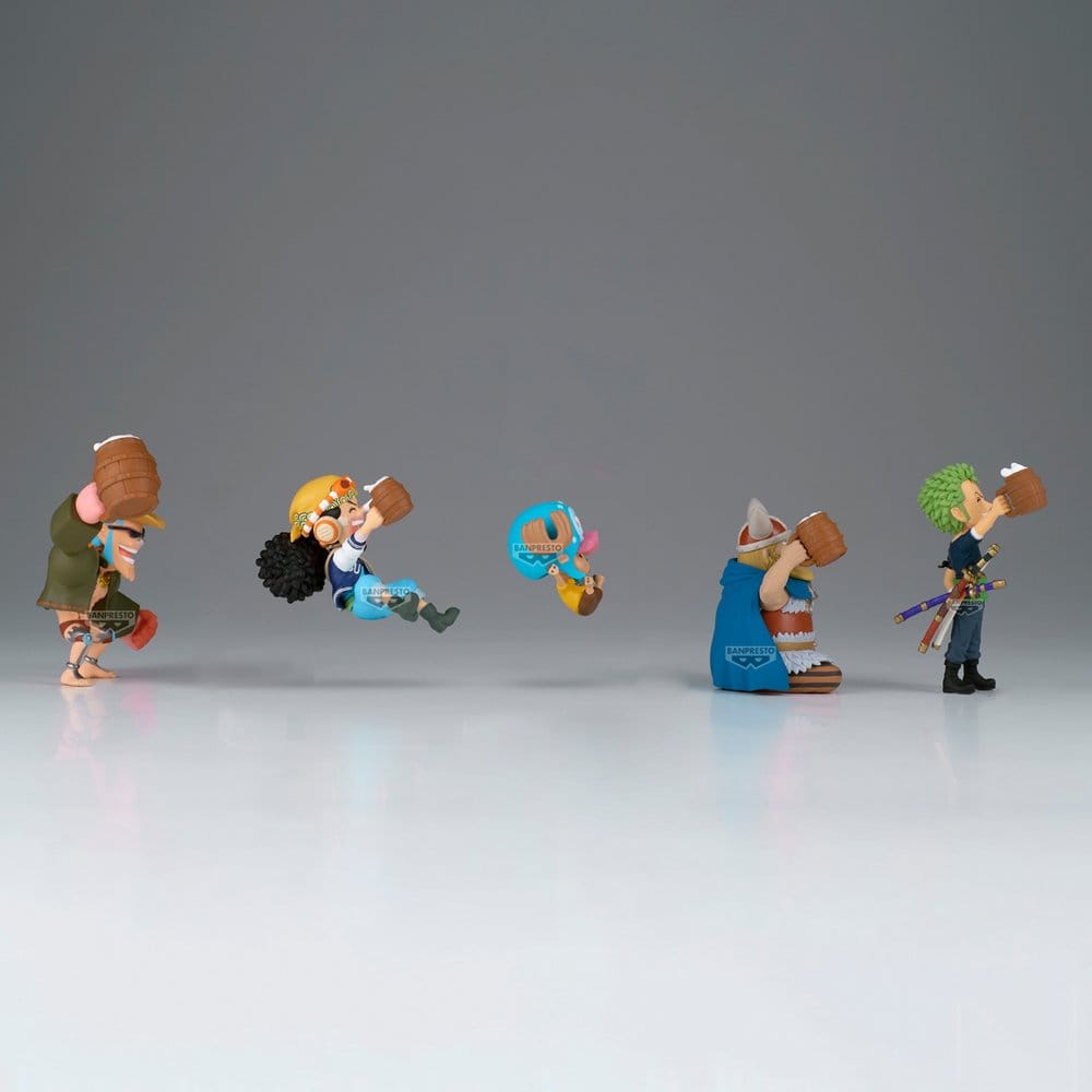 One Piece World Collectable Figure Banquet 2 Display (5x figures) - Image 3