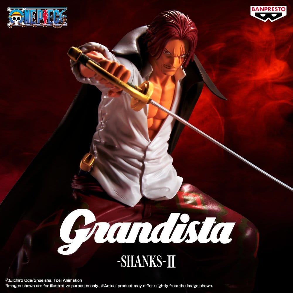 One Piece Grandista PVC Figure Shanks II 23 cm