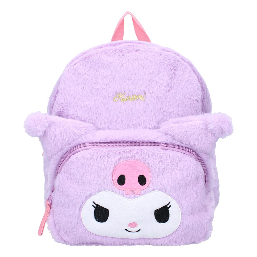 Sanrio Backpack Kuromil Fluffy Festival Purple 26 cm - Bild 3