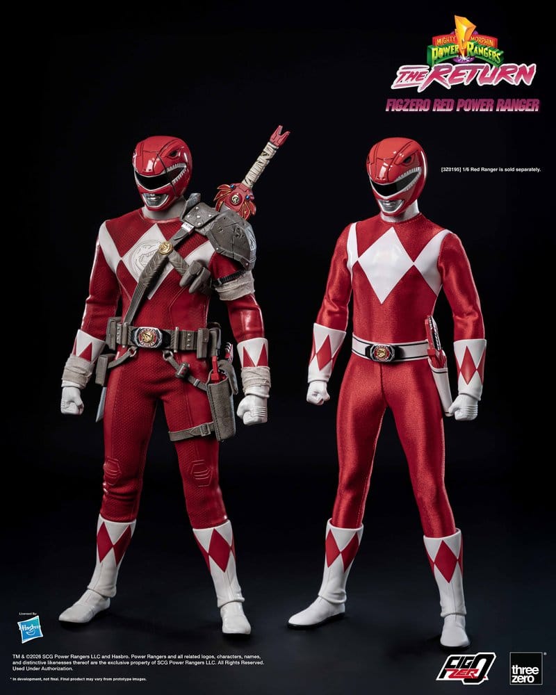 Mighty Morphin Power Rangers: The Return FigZero Action Figure 1/6 Red Power Ranger 31 cm - Bild 14