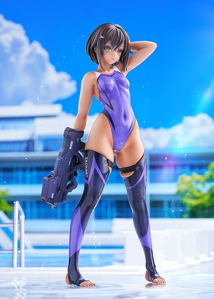 Arms Note PVC Figure 1/7 Buchou-chan of the Swimming Club Purple Swimsuit Ver. 22 cm - Bild 8