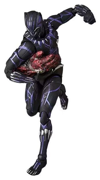 Marvel MAFEX Action Figure Black Panther End Game Ver. 16 cm - Image 9
